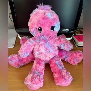 Build a bear octopus tye dyed very soft plush toys